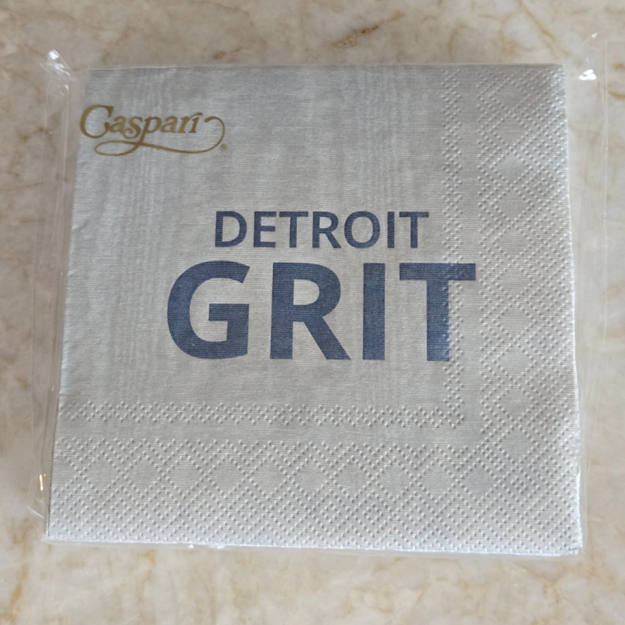 Detroit Grit Beverage Napkin