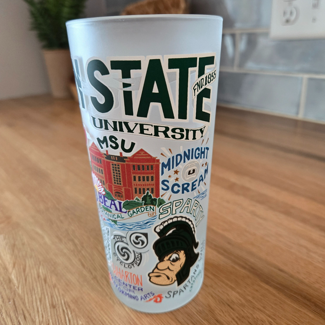 Catstudio Michigan State Glass 15oz