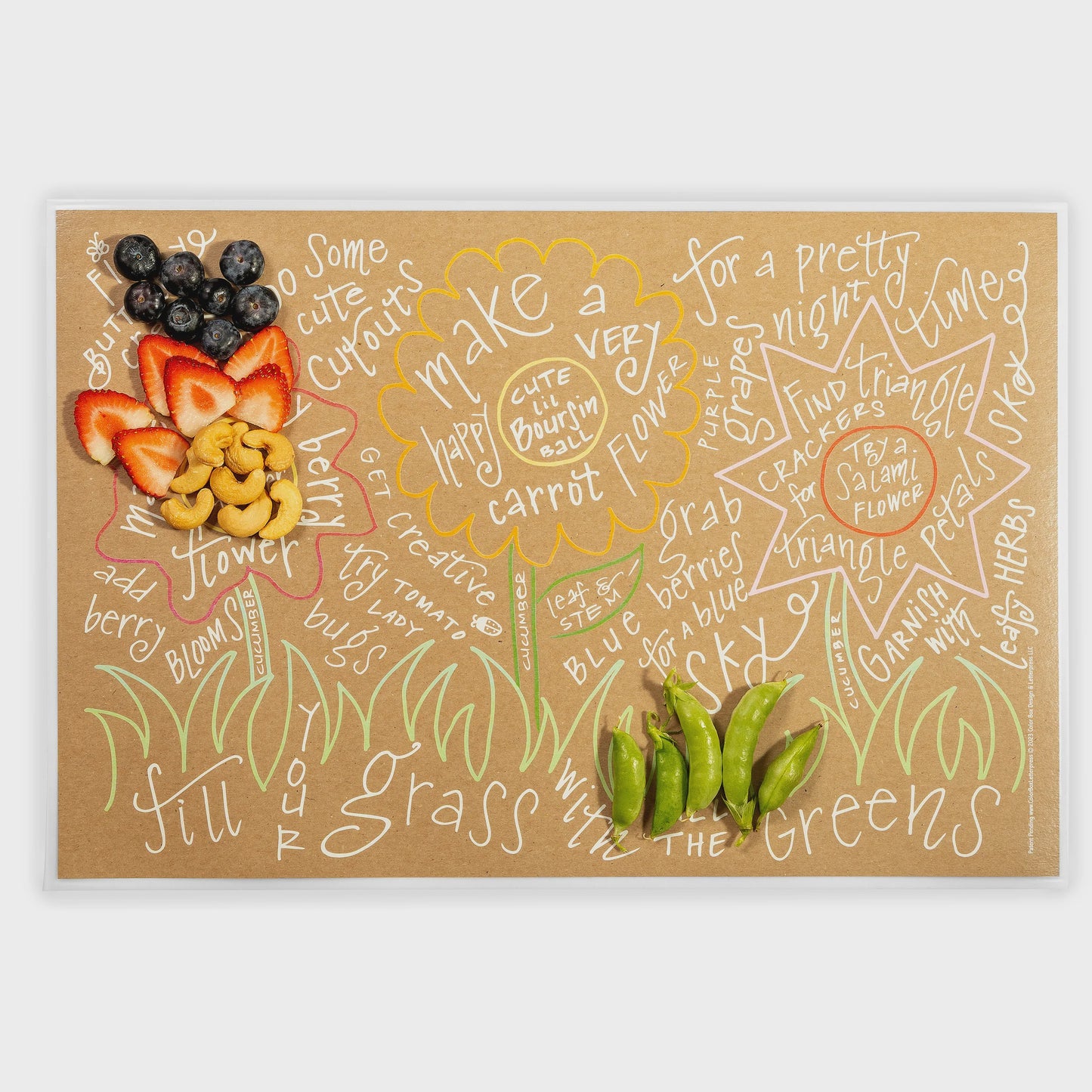 Charcuterie Cheat Sheet Flower Garden