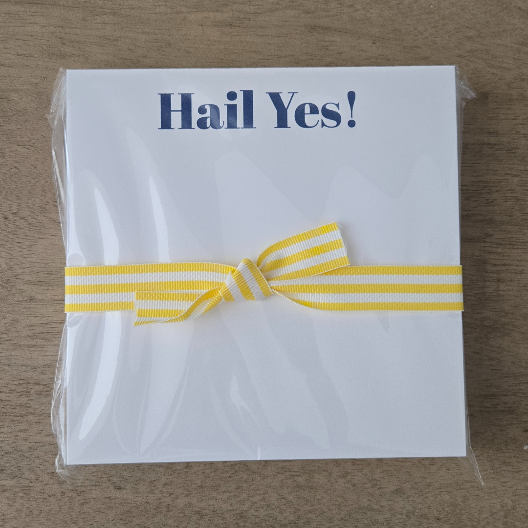 Hail Yes Chubbie Notepad