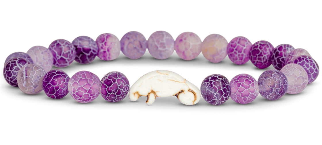Fahlo Bracelet - Manatee Coral Violet