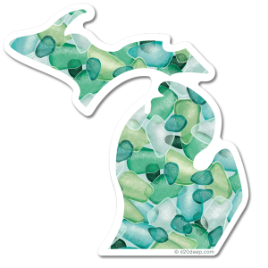 Michigan Themed Stickers