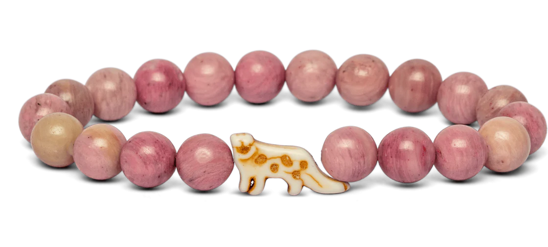 Fahlo Bracelet - Snow Leopard Wildflower Pink