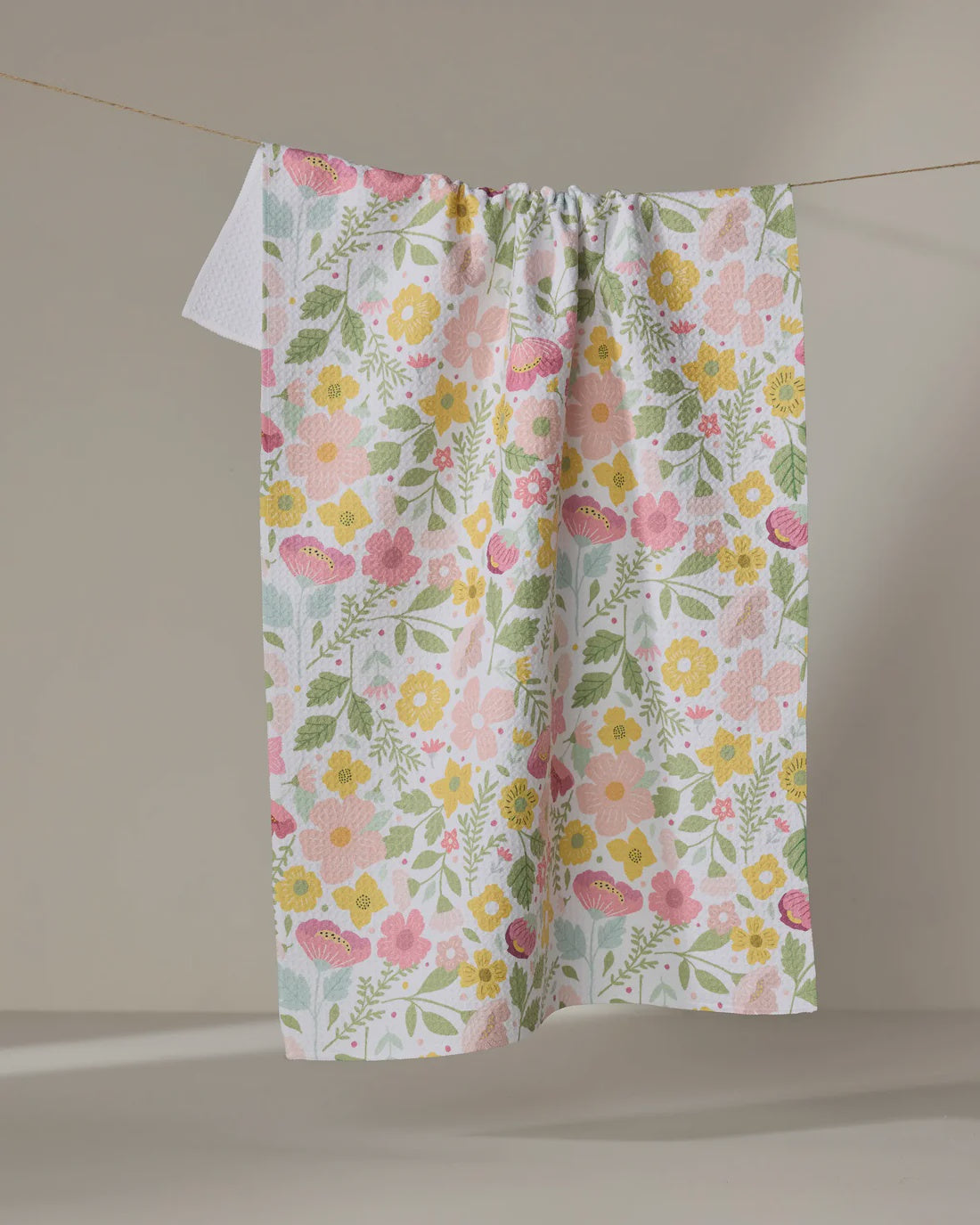 Geometry Dishtowel Blooming Days