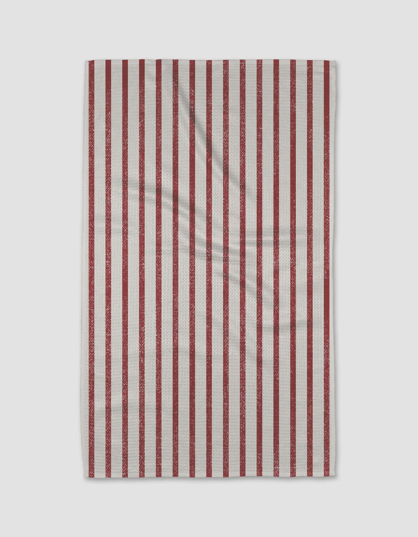 Geometry Dishtowel Festive Candy Cane