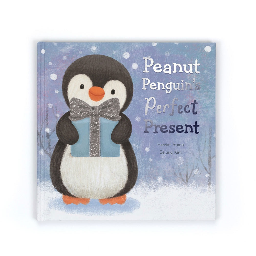 Jellycat Book Peanut Penguin's Perfect Present