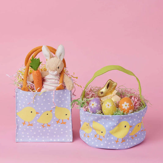 Easter Basket or Bag Baby Chicks