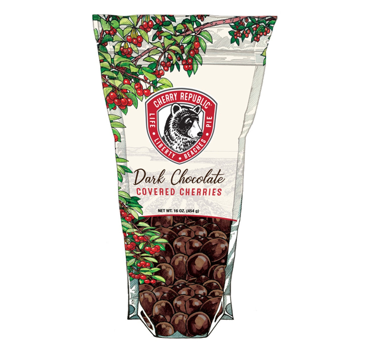 Cherry Republic Dark Choco Covered Cherries 8oz