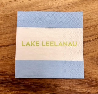 Lake Leelanau Beverage Napkin
