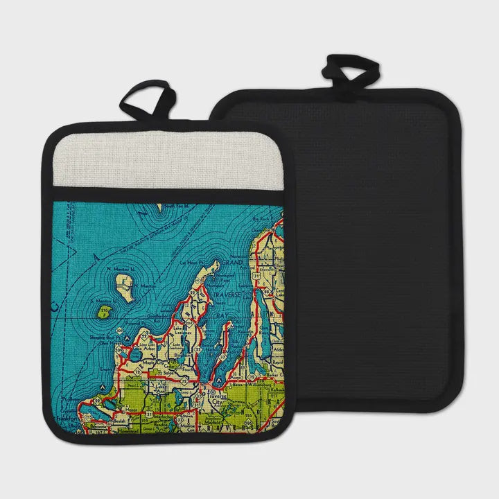 Potholder Leelanau County Map