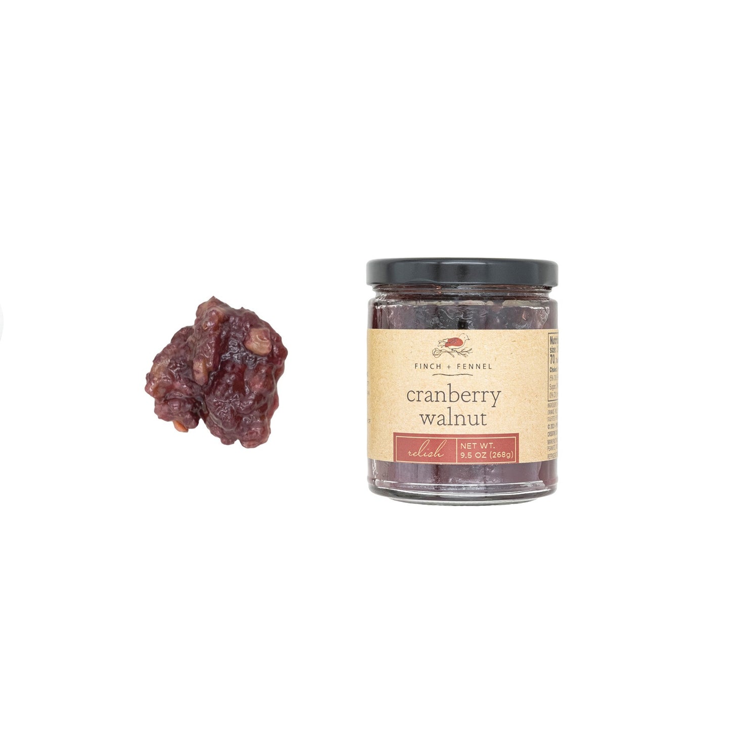 Finch and Fennel Cranberry Walnut Relish