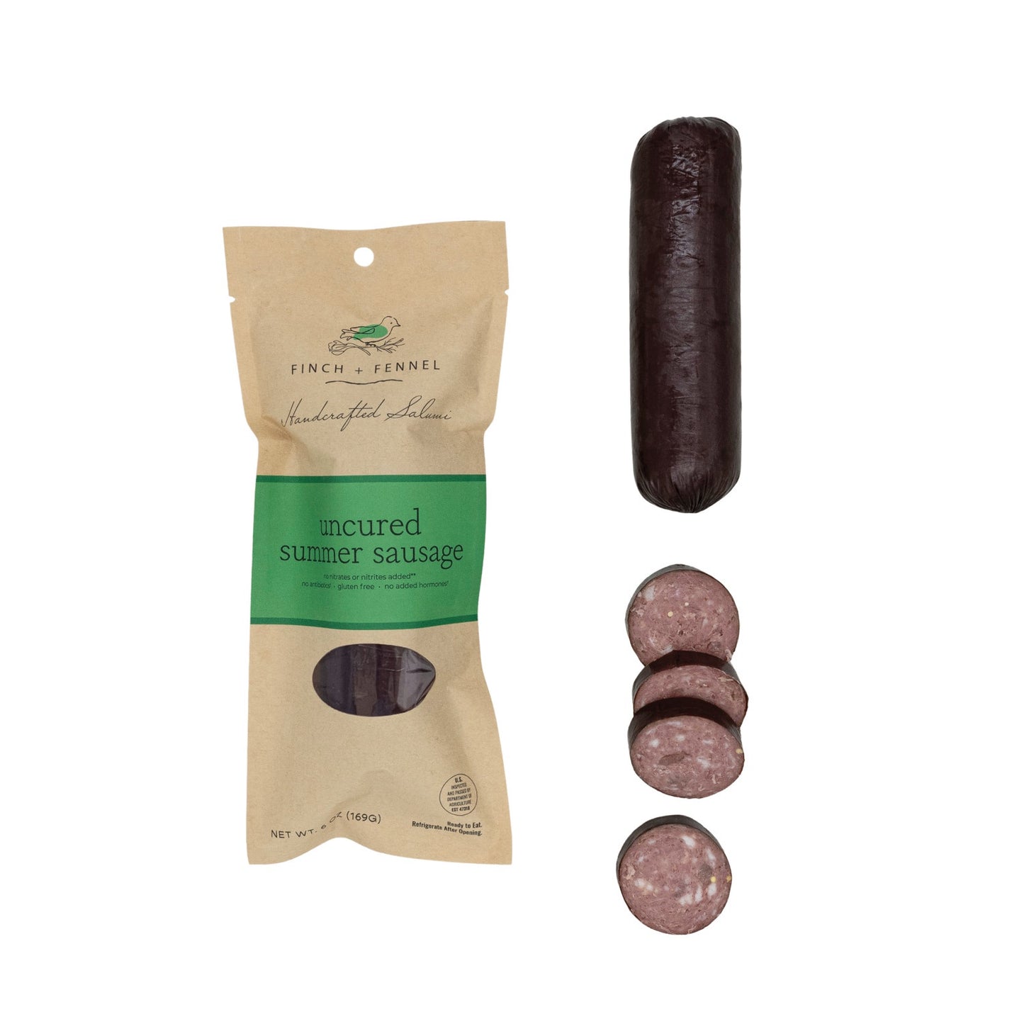 Finch & Fennel Uncured Summer Sausage