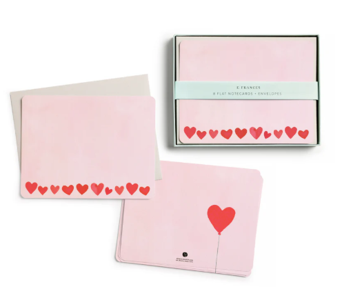 Mini Hearts Flat Note Set