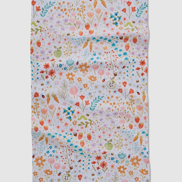 Geometry Dishtowel Honeybee Heaven