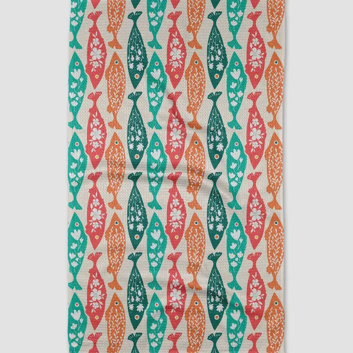 Geometry Dishtowel Swedish Fish