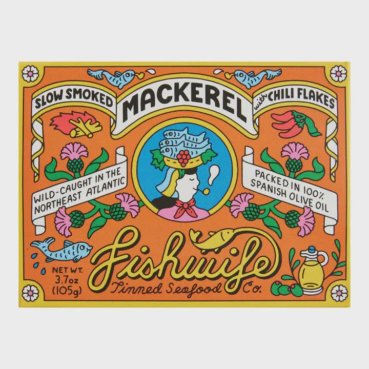 Fishwife Smoked Mackerel w/ Chili Flakes