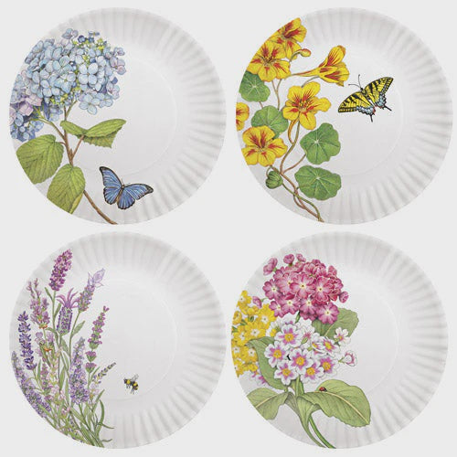 Mary Lake Thompson Floral Plates Asst