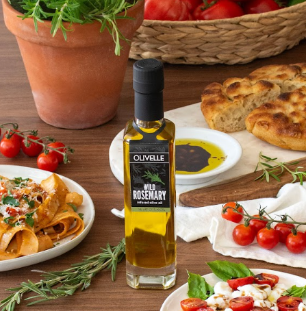 Olivelle Flavor Pairing of the Month---Wild Rosemary Olive Oil & Sicilian Lemon Balsamic Vinegar