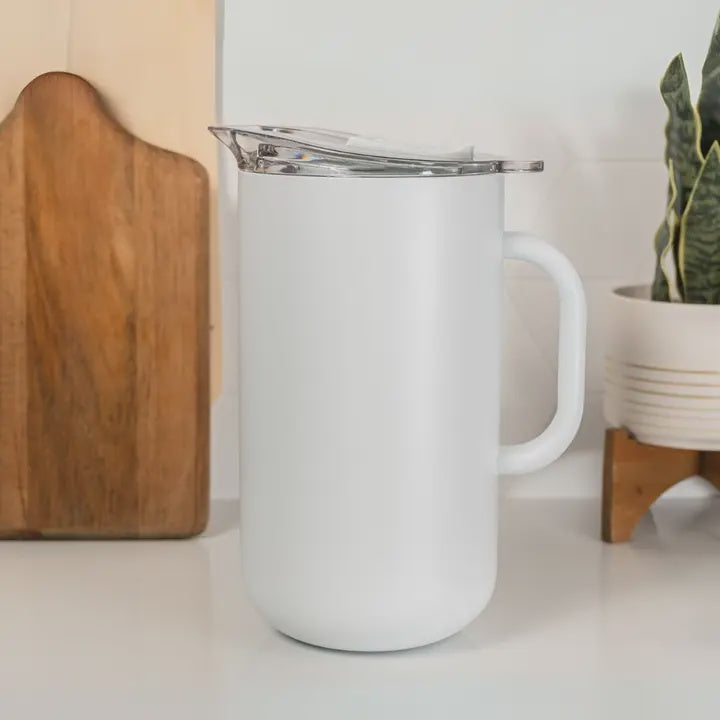 Served Pitcher White 8.5 CUP