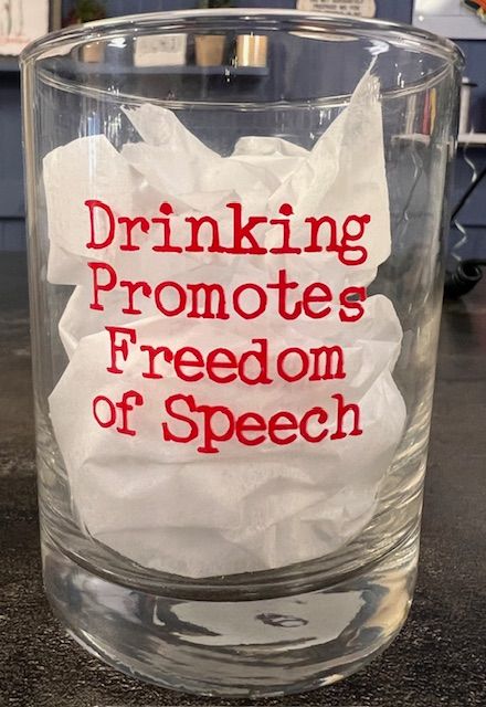 Say It Like It Is Rocks Glasses