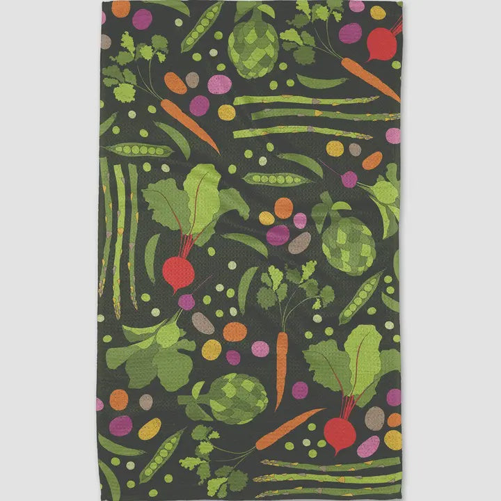 Geometry Dishtowel Spring Sprout