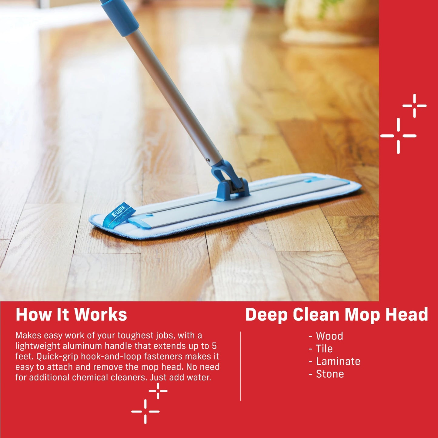 E-Cloth Deep Clean Mop Head Replacement