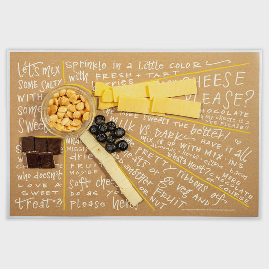 Charcuterie Cheat Sheet Sunburst