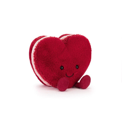 Jellycat Amusables Arlette Red Heart Macaron