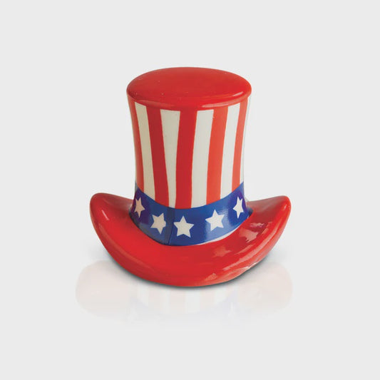 Nora Fleming Mini Uncle Sam's Hat