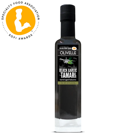 Olivelle Balsamic Vinegar Black Garlic Tamari Soy