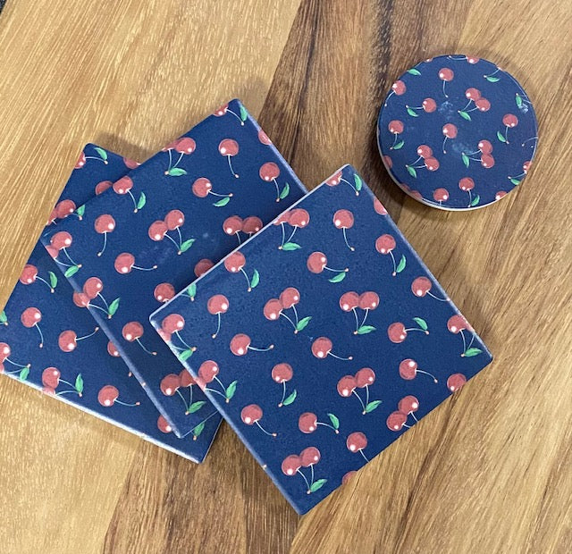 Cherry Coasters - Exclusive to The Front Porch