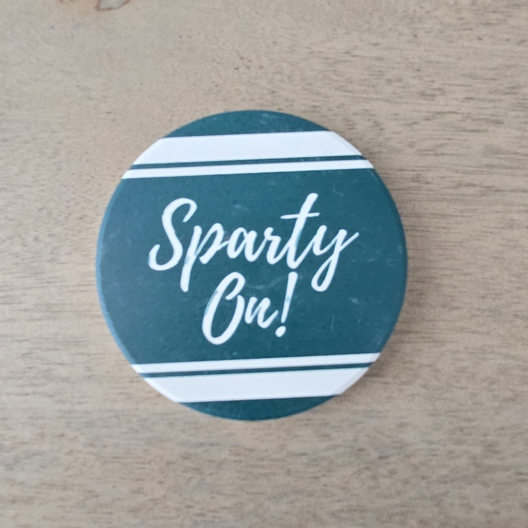Msu Coasters CAR COASTER SPARTY ON – The Front Porch Suttons Bay