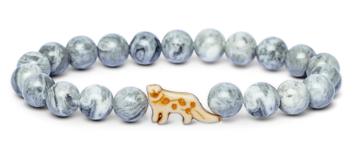 Fahlo Bracelet - Snow Leopard Alpine White