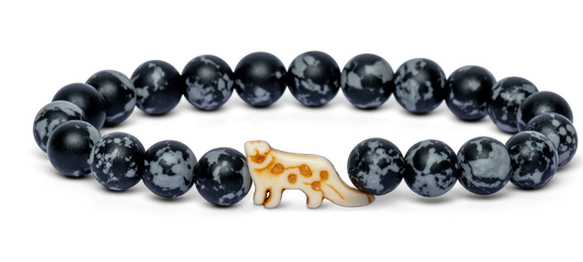 Fahlo Bracelet - Snow Leopard Papillae Stone