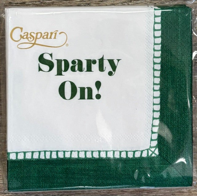 Sparty On Beverage Napkin