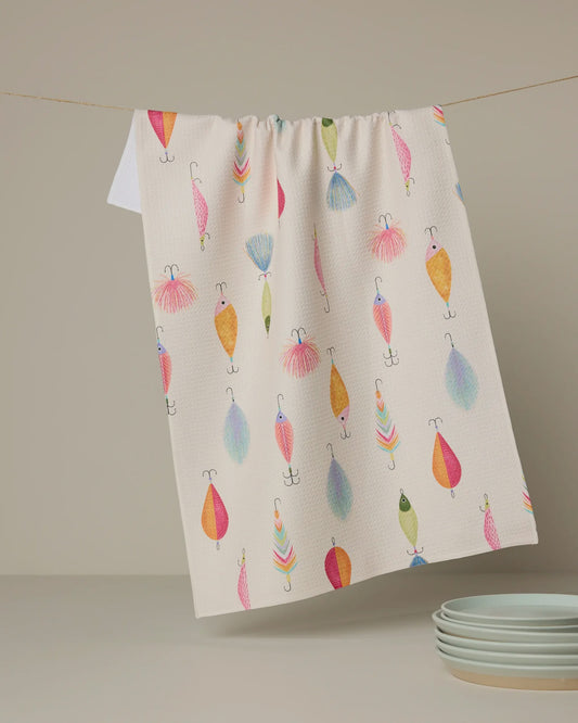 Geometry Dishtowel Fishing Lures