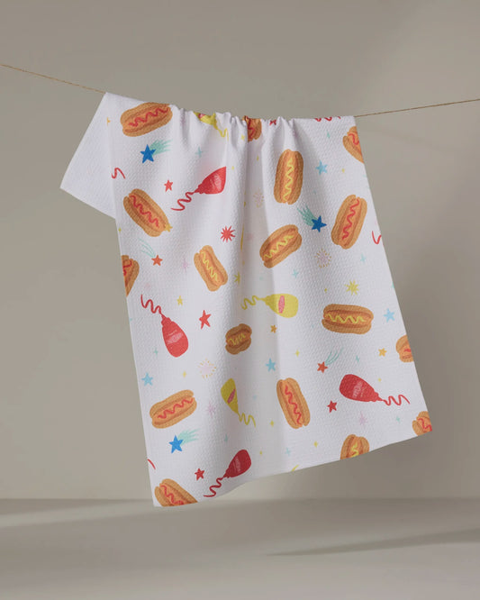 Geometry Dishtowel Rocket Relish