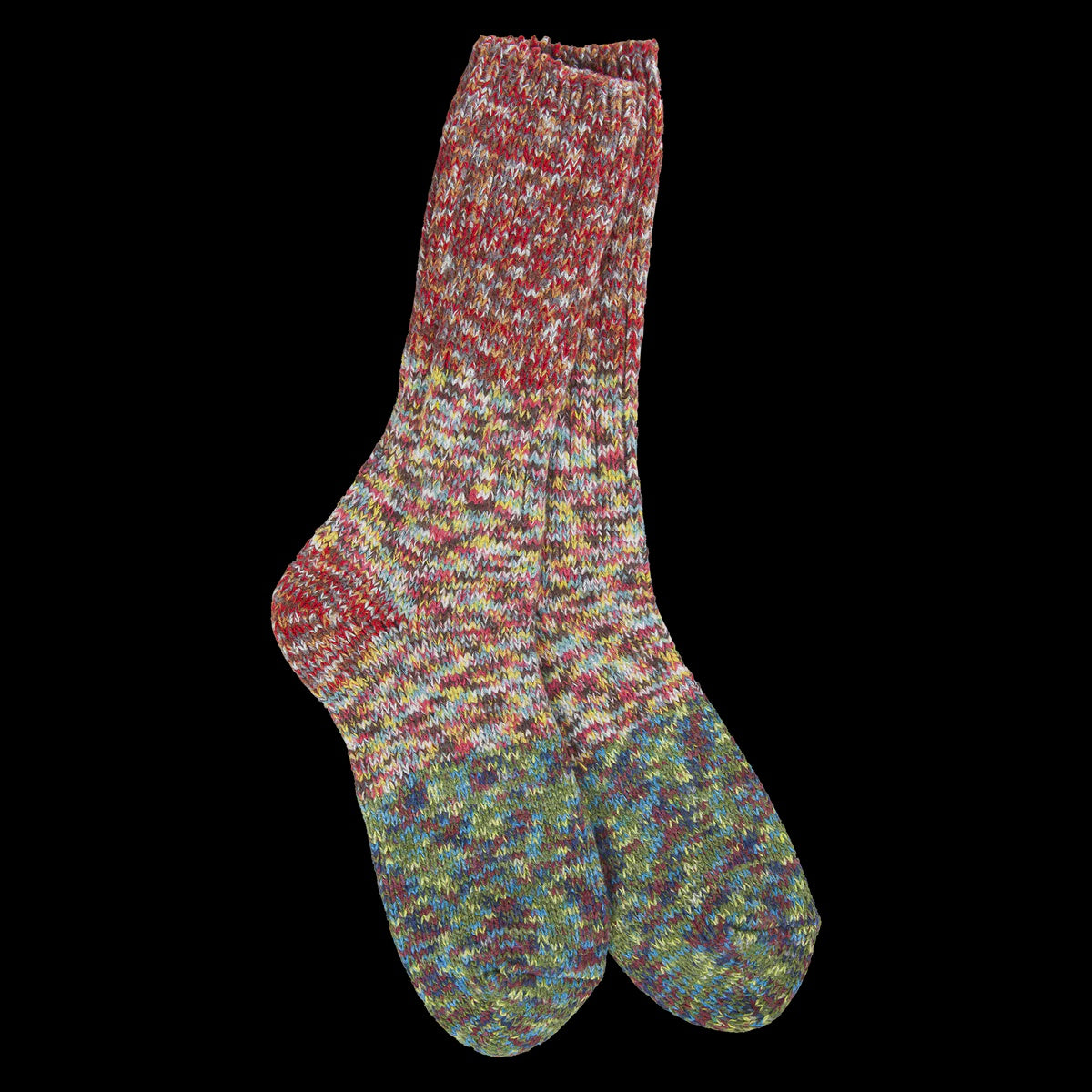 World's Softest Socks - Ragg Crew in Carousel