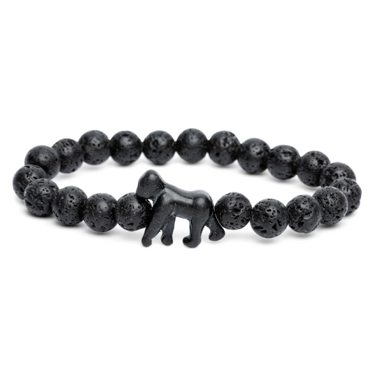 Fahlo Traverse Bracelet - Gorilla with Blackout stone