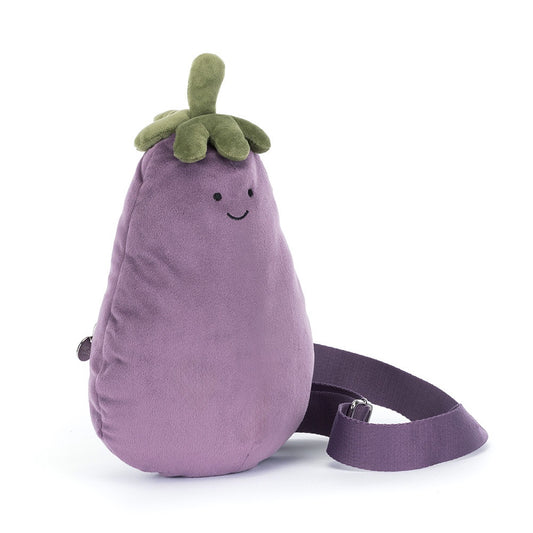 Jellycat Amuseables Aubergine Eggplant Bag