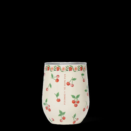 Corkcicle Cherries Stemless Wine 12oz