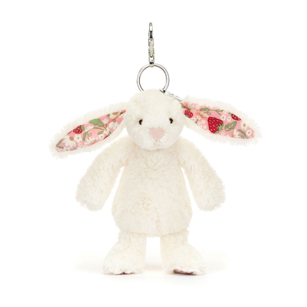 Jellycat Bag Charm Bunny Blossom White