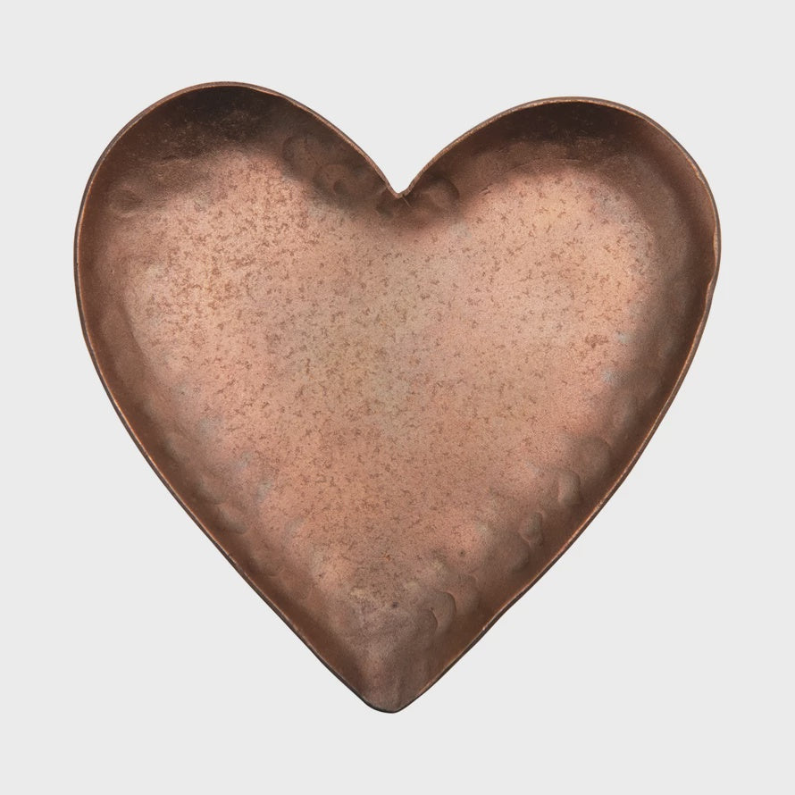 HEART DISH COPPER