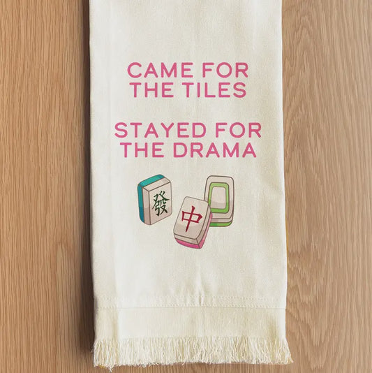 Dishtowel Came for the Tiles