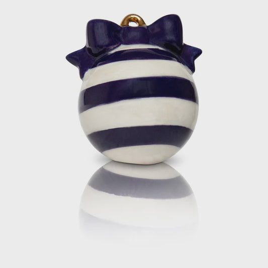 Nora Fleming Mini Blue/White Ornament Deck Halls