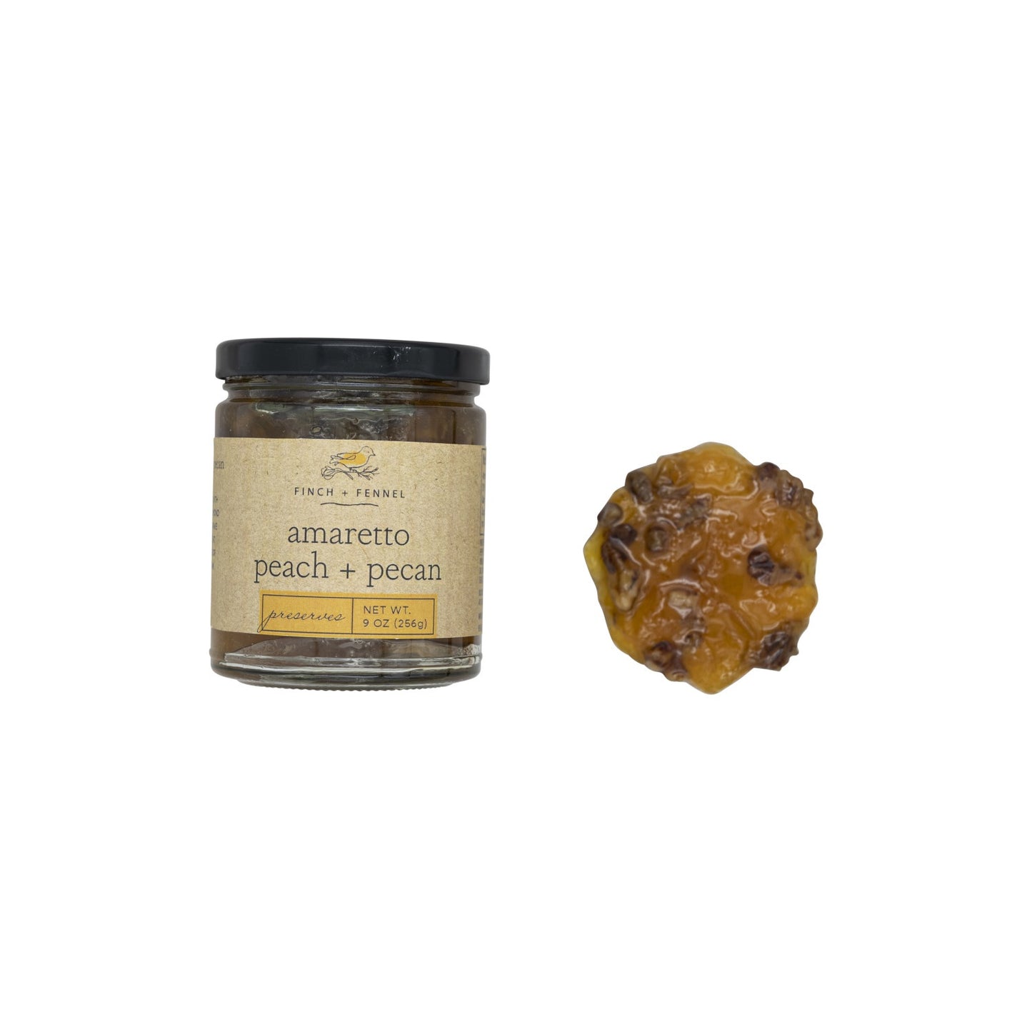 Finch & Fennel Amaretto Peach Pecan Jam