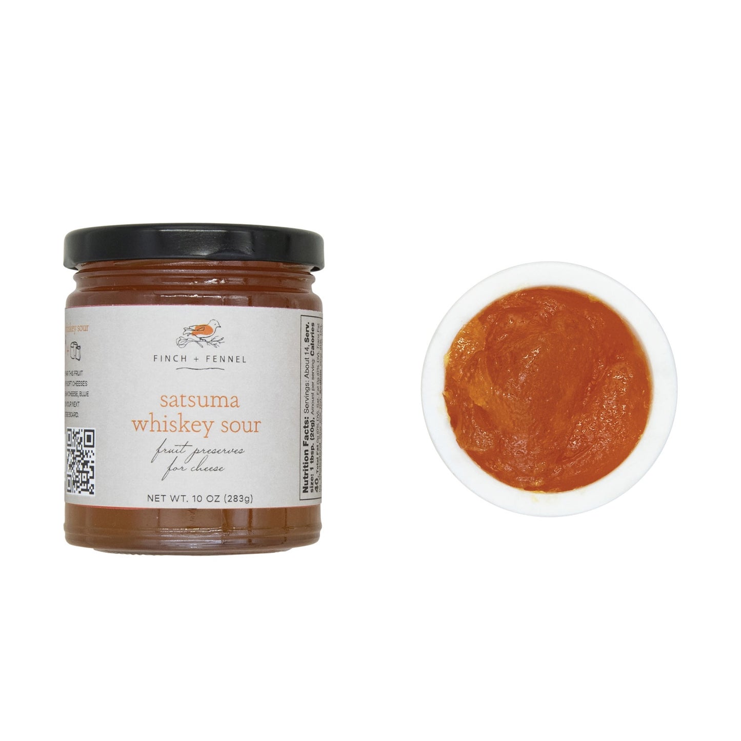Finch & Fennel Jam for Cheese Satsuma Whiskey Sour