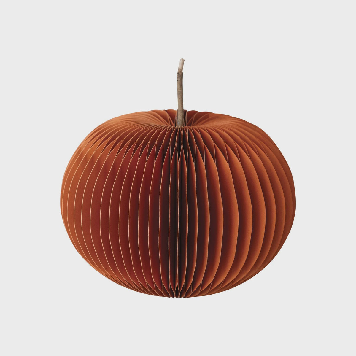 Pumpkin Folded Paper 9in