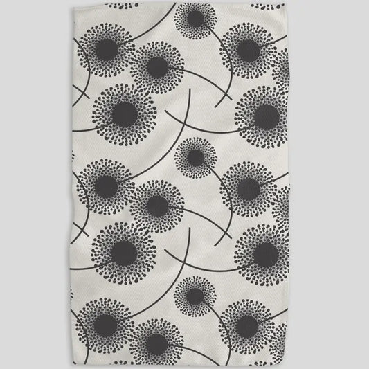 Geometry Dishtowel Fully Bloomed