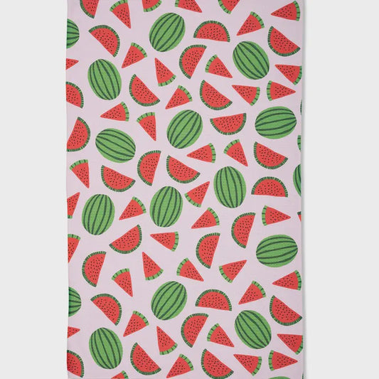 Geometry Dishtowel Sweet Watermelon